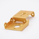 Waterproof AL5052 Stainless Steel Stamping Parts With Painting Gold Surface