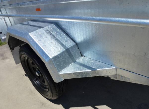 7x4 Hot Dipped Galvanized Cage Trailer