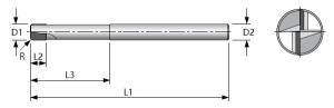 Quality PCD toric end mill wholesale