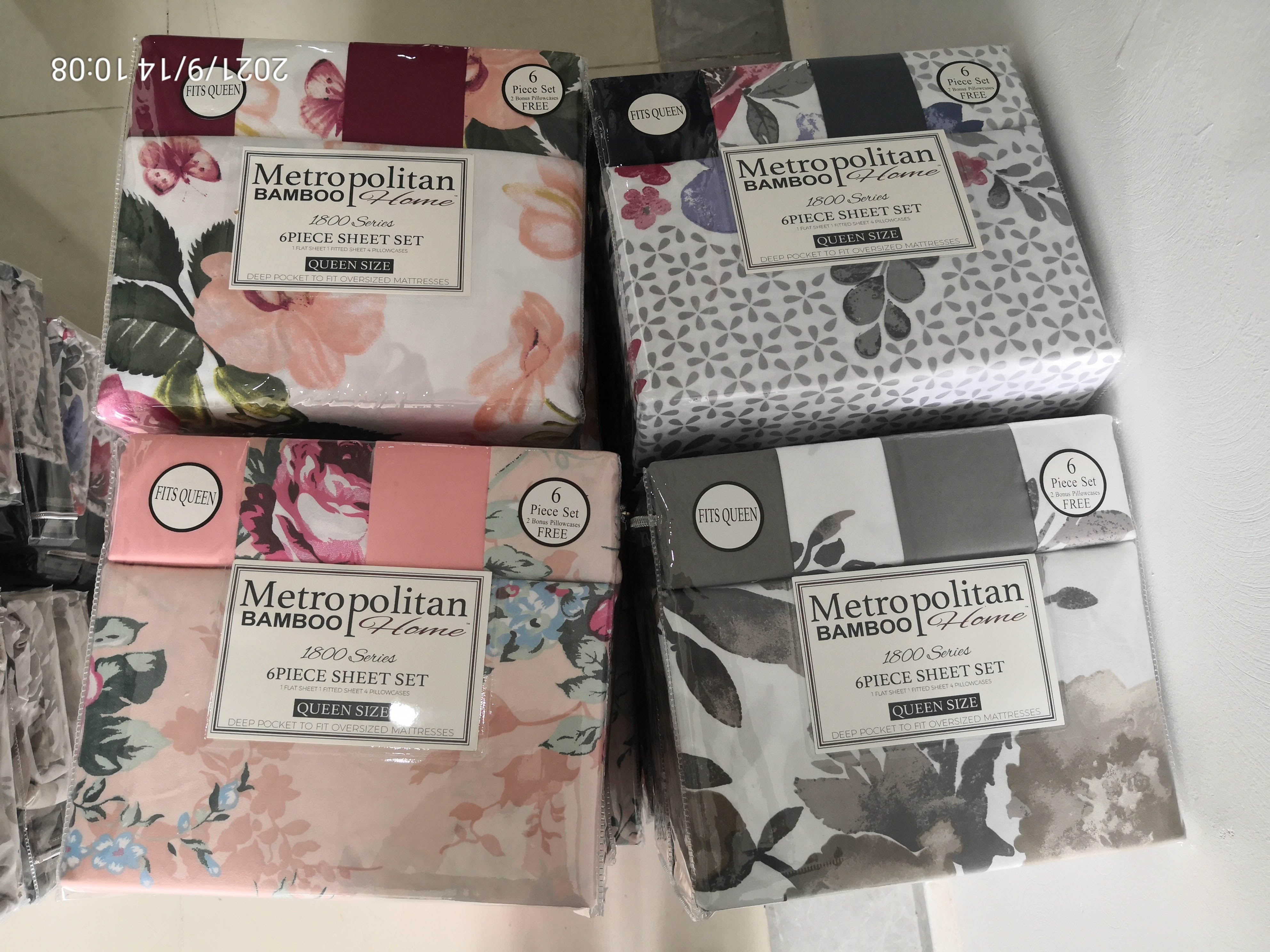 NO Filling 6pcs Microfiber Fabric 80gsm 100% Polyester Bedding Sheet Set at Best