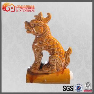 Quality Temple Garden Ornamental Clay Ridge Tiles wholesale
