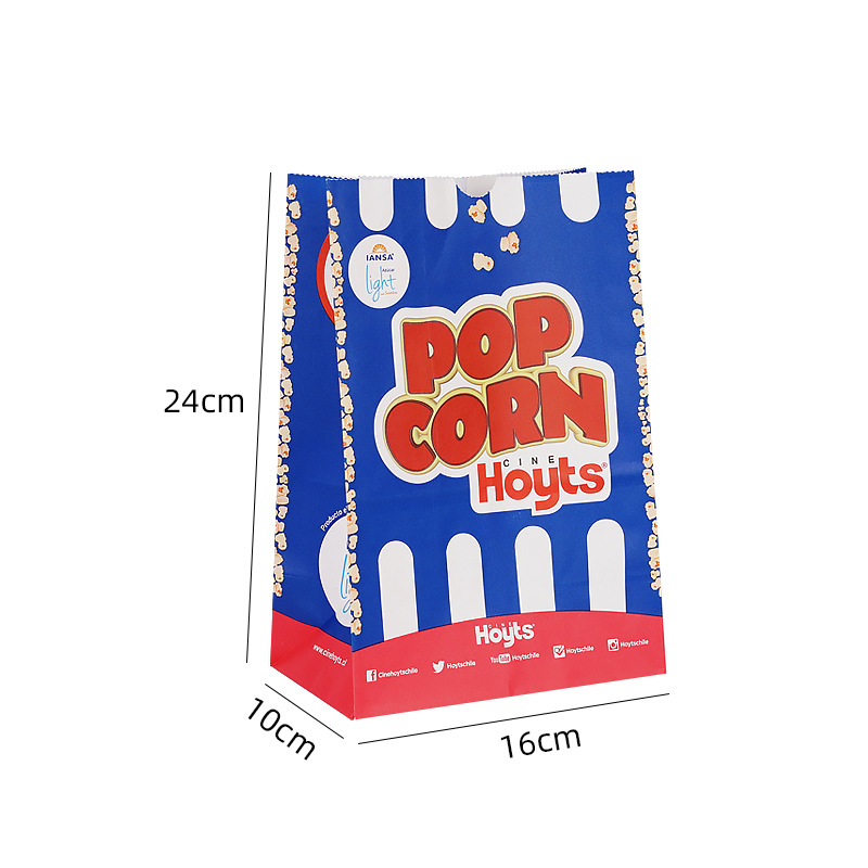Gravure Printing Custom Color Accepted Food Grade Kraft Paper Bag for Restaurant