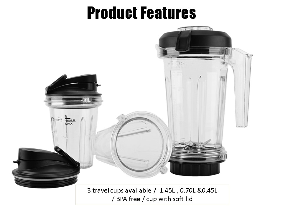 BL812W 1500W Compact High Speed Stainless Speed Blender