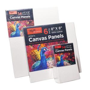 Quality 100% Cotton Painting Canvas Panel With Pine Wood Cradled Paint Boards Lightweight wholesale