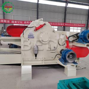 Quality Heavy Duty Waste Tree Branch Drum Wood Chipper Machine 110KW wholesale