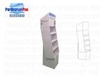 Temporary Card Cardboard Floor Displays 140gsm Disinfectant Wipes