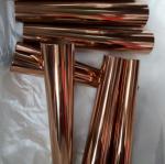 Inox 201 304 316 Brass Golden Stainless Steel Pipe Tubing ASTM A554 1/2 Inch