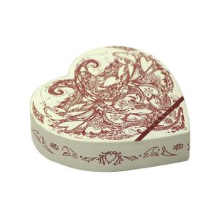 Quality Heart Shaped Waterproof Grey Board Food Packaging Box wholesale