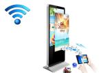 Indoor Advertising player Free Standing LCD Display 55 Inch Built-In Media