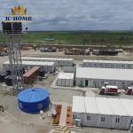 Temporary Container Camp For Refugees Sandwich Panel Container House