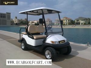 Quality Low Speed 4 Seater Golf Cart Sightseeing Clubcar PP Material High Performance wholesale