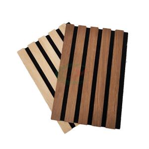 Quality Tasteless Ceiling Sound Absorbing Wood Panels Mildewproof Nontoxic wholesale