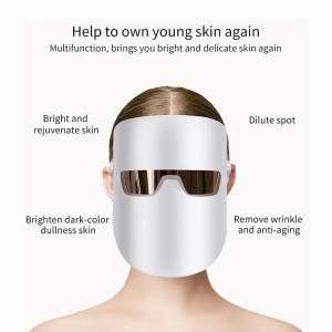 Quality LED Light Therapy Facial Mask Skin Rejuvenation Facial Beauty Equipment wholesale