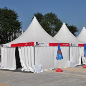 Quality 10x10 Wedding Party ​Tents Outdoor , Hexagon Gazebo Pagoda Tent wholesale