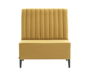 Quality Customized Restaurant Single Card Seat High Back Fabric Hotel Coffee Shop Sofa wholesale