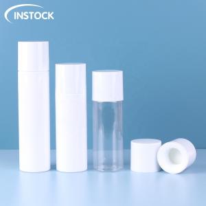Quality Screen Printing Plastic Cosmetic Bottle 100ml Toner Bottle For Makeup Remover / Nail Polish wholesale