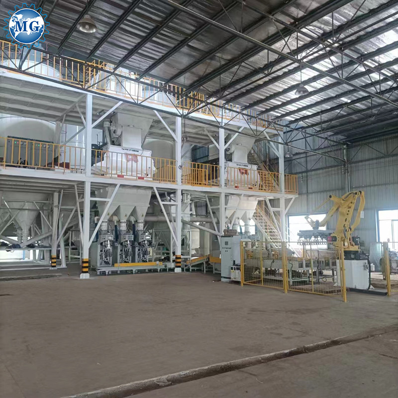 China New Product 15-25T/H Automatic Dry Mortar Production Line Cement Mortar Mixer Machine