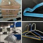 Durable Blue Dry Cleaner Hanger Powder Coating / Electrostatic Spraying