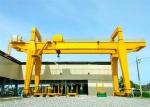 Double Girder Rail Mounted Gantry Crane 20 Ton 50 Ton With Trolley