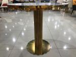Good Load Bearing 80cm Marble Metal Coffee Table