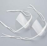 Transparent plastic catering kitchen beauty smiling mask