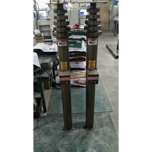 Quality 12m aluminum crank mast telescopic mast for mobile antenna manual crank telescopic antenna mast wholesale