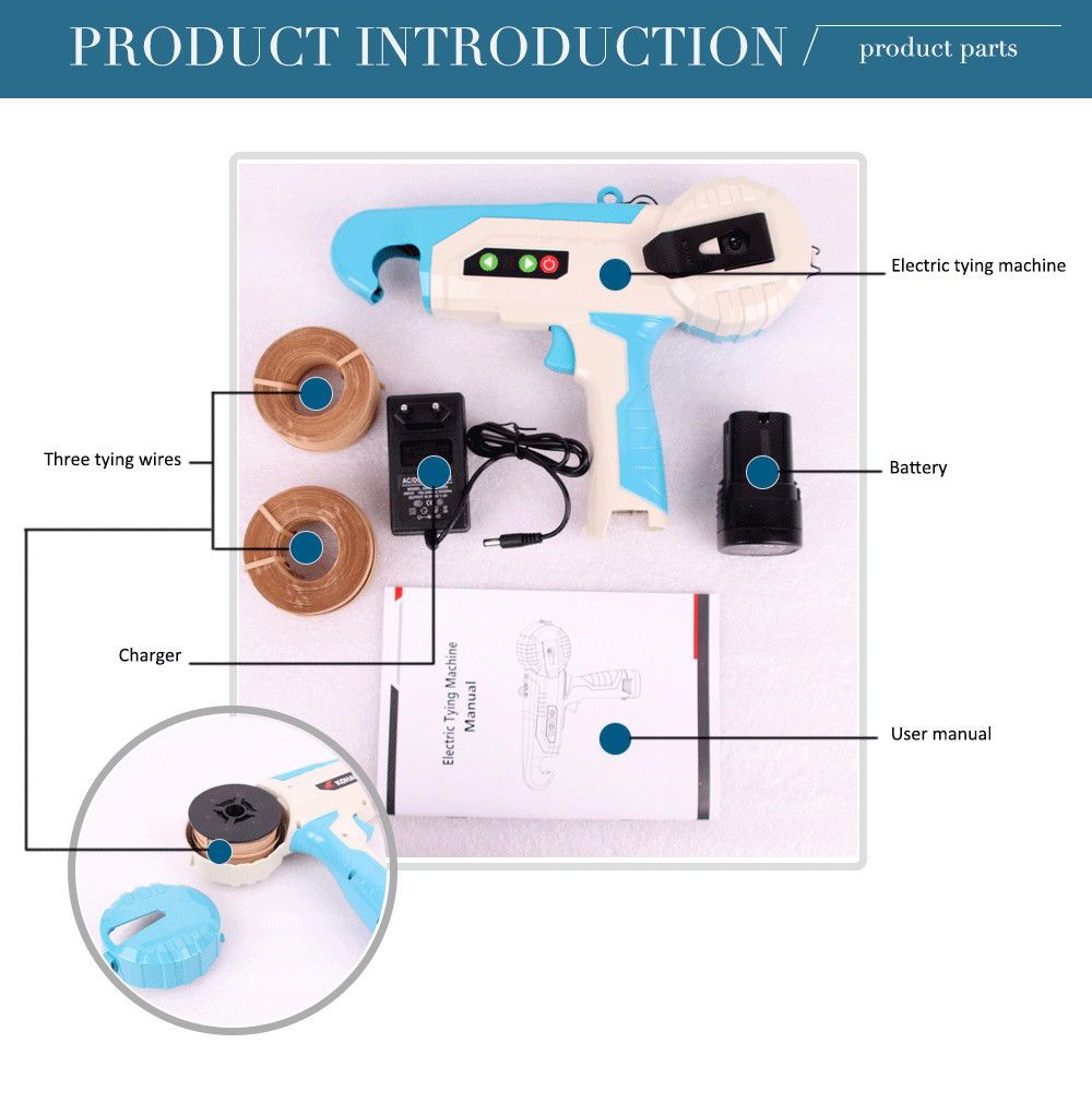 Swansoft CE Certificate Orchard Electric Tying Machine/Binder and Garden Electric Tapetool