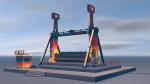 Outdoor kids games amusement park equipment 360 degree rotating ride Top Spin