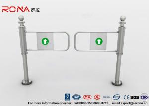 Quality 304 Stainless Steel Swing Barrier Gate Intelligent Manual Entry Turnstiles For Supermarket wholesale