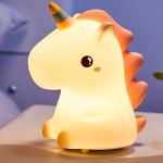 Rechargeable Silicone Night Lamp Unicorn Night Lights For Girls Bedroom Cute