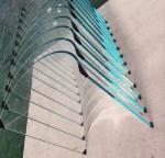 Architectural Tempered Glass 5mm 6mm 8mm 10mm Bent Safety Toughened Glass