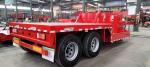 Two Axle Low Bed Semi-trailer Can Transport 40-50 Tons