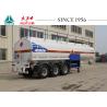 Buy cheap 40000 Liters 3 Axles Fuel Tanker Trailer Carbon Steel Body For Wet Cargo from wholesalers