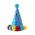 Pet Party Decoration Set Dog Bandana Hat Tie Balloons Supplies Happy Cake Topper