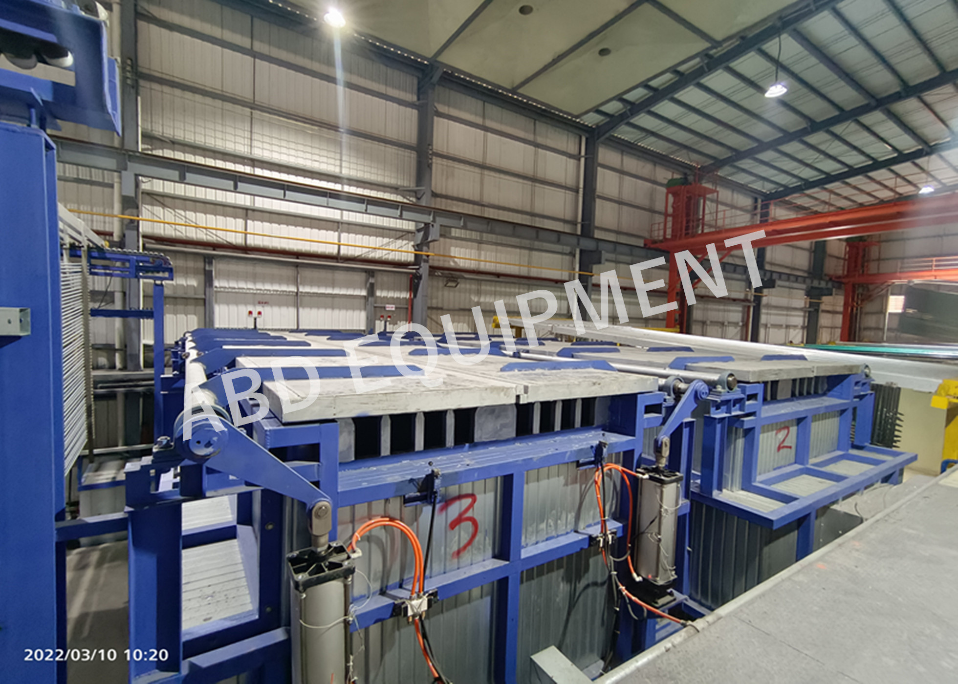 Aluminum Profiles Horizontal Anodizing Production Line With 300 Ton / Month