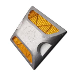 Quality 100x100x25mm Aluminum Cat Eyes Road Stud Road Pavement Marker for Parking Lots wholesale