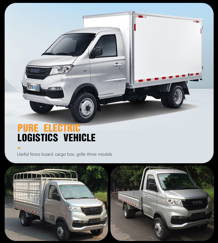 Mini Pickup Ev 250cc Engine Electric Cargo Truck with 170km Range and 9-Hour Trickle Charging Time
