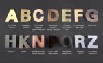 Custom 3D Stainless Steel Letters Sign Logo Gold Signage for Snow Outdoor Store