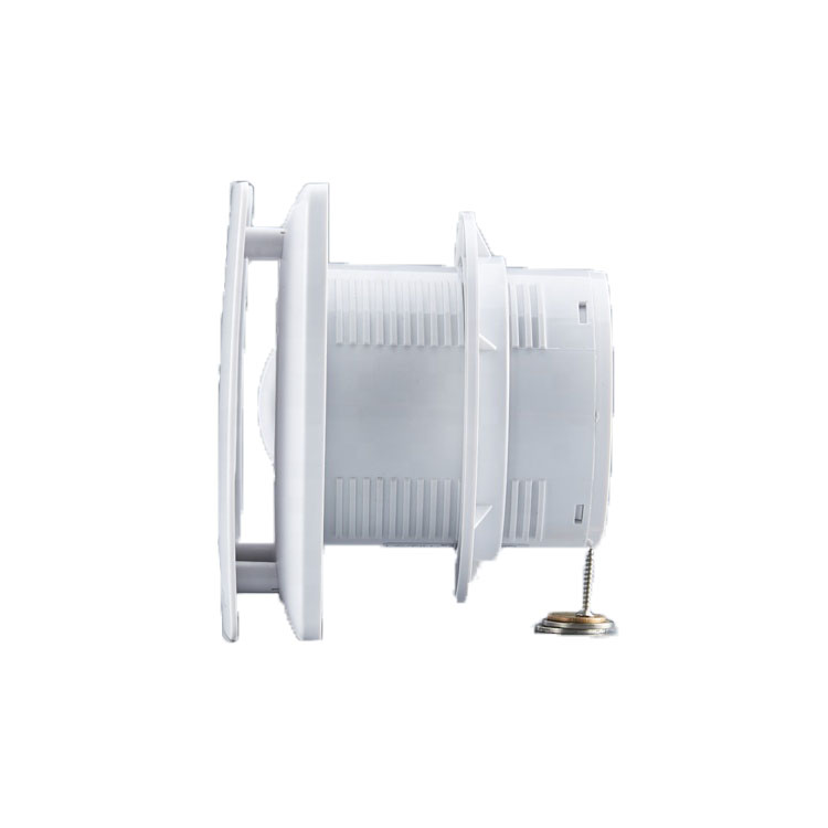 6inch/150mm Square Plastic Exhaust Fan with LED Light Wall Mounted Air Flow 248-840 White