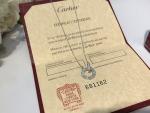 Long Double Ring Pendant Sterling Silver Necklace Charm For Women 18inch