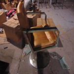 hair salon furniture ,beauty chair,hairdressing chair ,stainless steel armrest