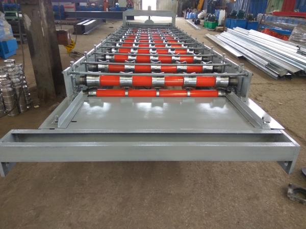 Steel Corrugated Roof Making Machine , Roofing Sheet Forming Machine 8-12m/min