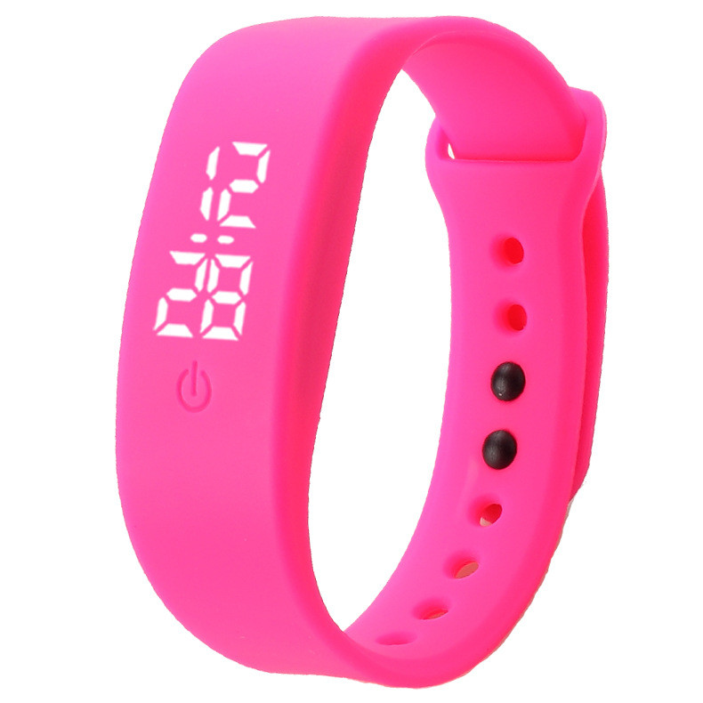 Colorful Promotional LED Silicone Watch Wrist Watch Logo Customized