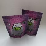 1oz Smell Proof Mylar Zipper Bags Packaging With Laser Film