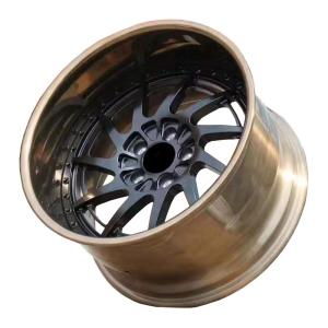 Quality Two pieces custom deep rims for car 18 19 20 21 22 inch alloy wheels forged car wheels wholesale