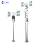 Mobile Telescopic Pneumatic Light Mast Emergency Vehicle Industrial Led Lighting
