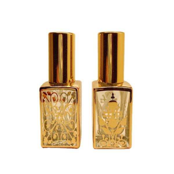 10ml Electroplated UV Perfume Bottle Glass Tube Aluminum Spray Perfume