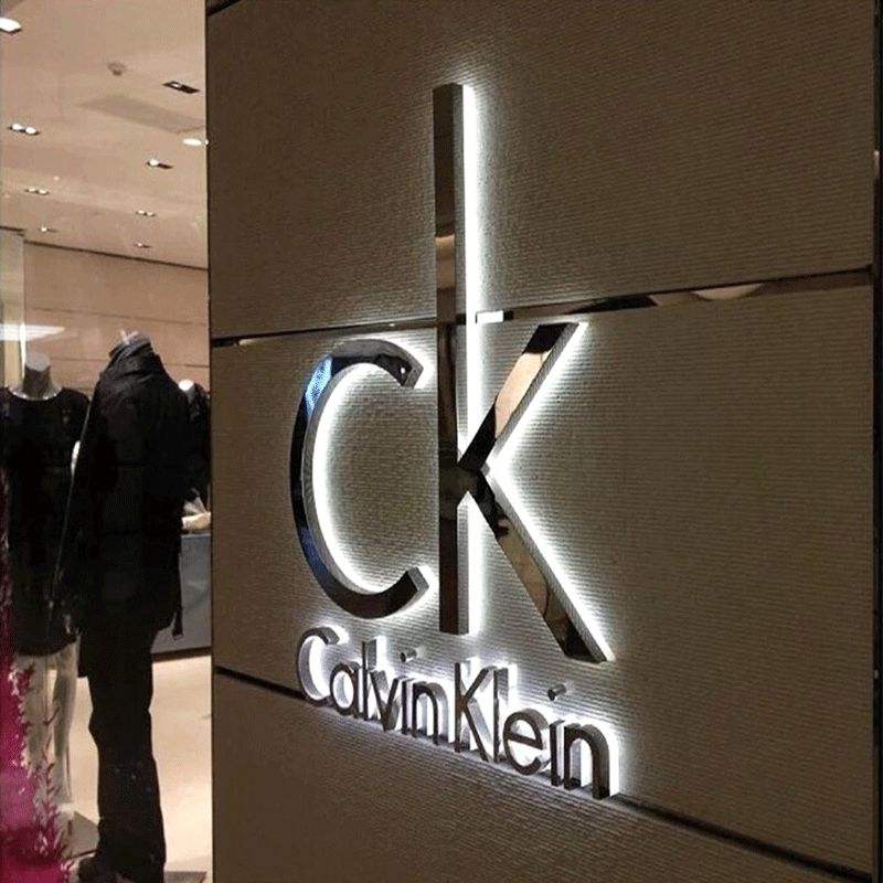 Outdoor Wall Led Letter Channel Sign Metal 3d Acrylic Backlit Letter Sign