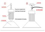 IP65 300W LED High Bay Light ,27000±200LM Super Bright Commercial Lighting