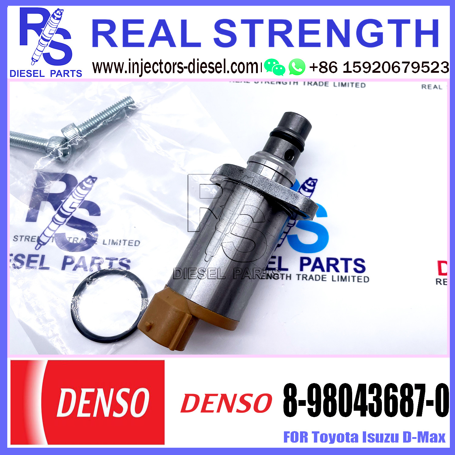 DENSO Suction Control Valve 8-98043687-0 For ISUZU 4HJ1 4HK1 6HK1 Duramax Toyota Dnya S05D,Isuzu D-Max